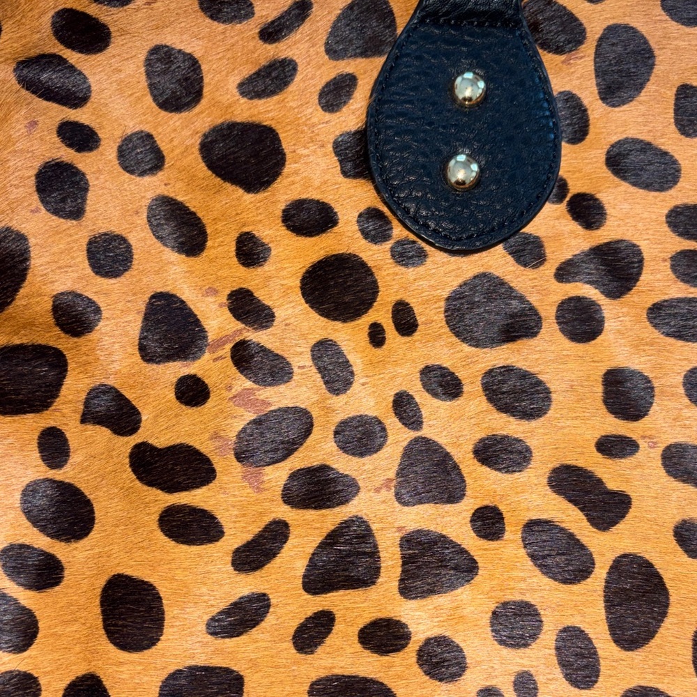 Pony Hair Leopard/Cheetah Print Travel/Gym Statement Tote by Toss Designs - Picture 16 of 16
